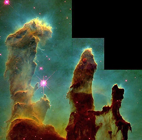 Star Formation in the Eagle Nebula.