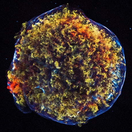 X-ray Image of Supernova Remnant.