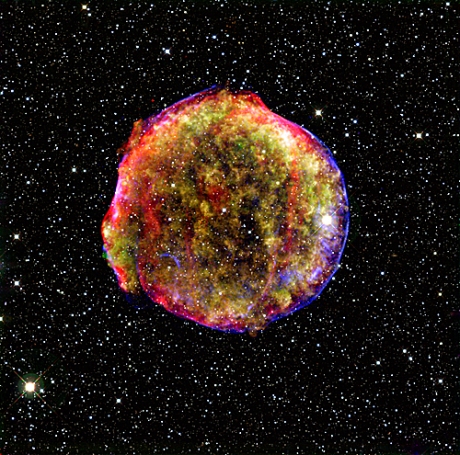 Visible-light Image of Tycho Supernova.